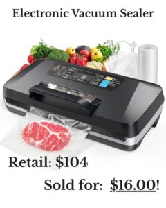 Electronic Vacuum Sealer