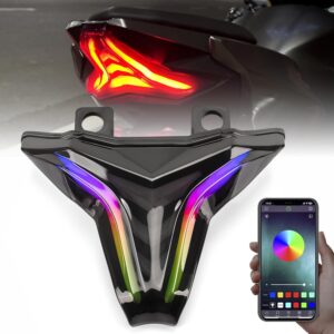 Motorcycle LED Tail Lights RGB Control for NINJA 400